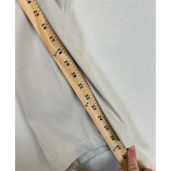 Nike Dri-Fit Golf Pants Mens 40x32 Khaki Flat Front Performance Stretch Chino - Picture 5 of 8